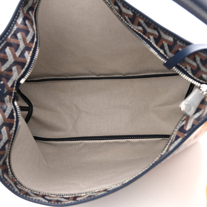 Goyard Goyardine Boheme Hobo Navy Blue 6 of 11