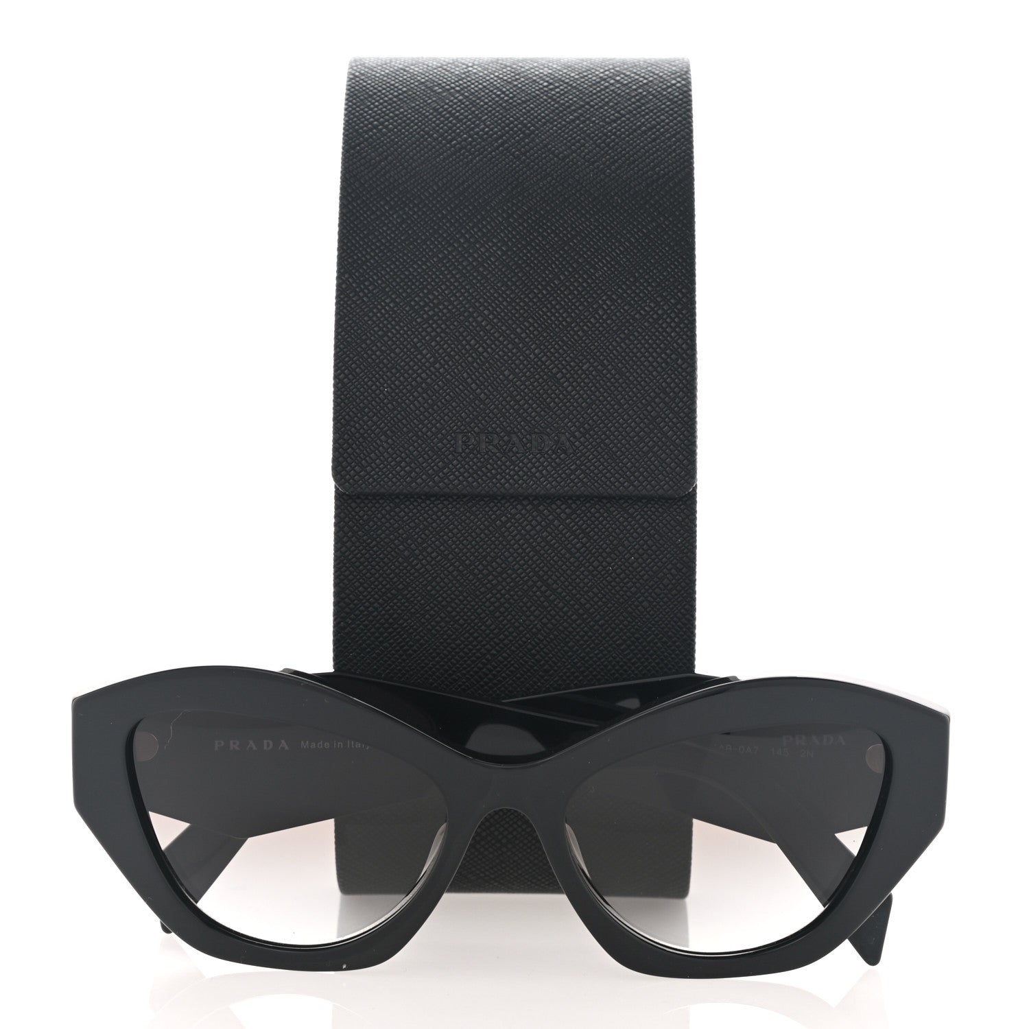 Prada Acetate Symbole Sunglasses SPR 07Y Black 8 of 8