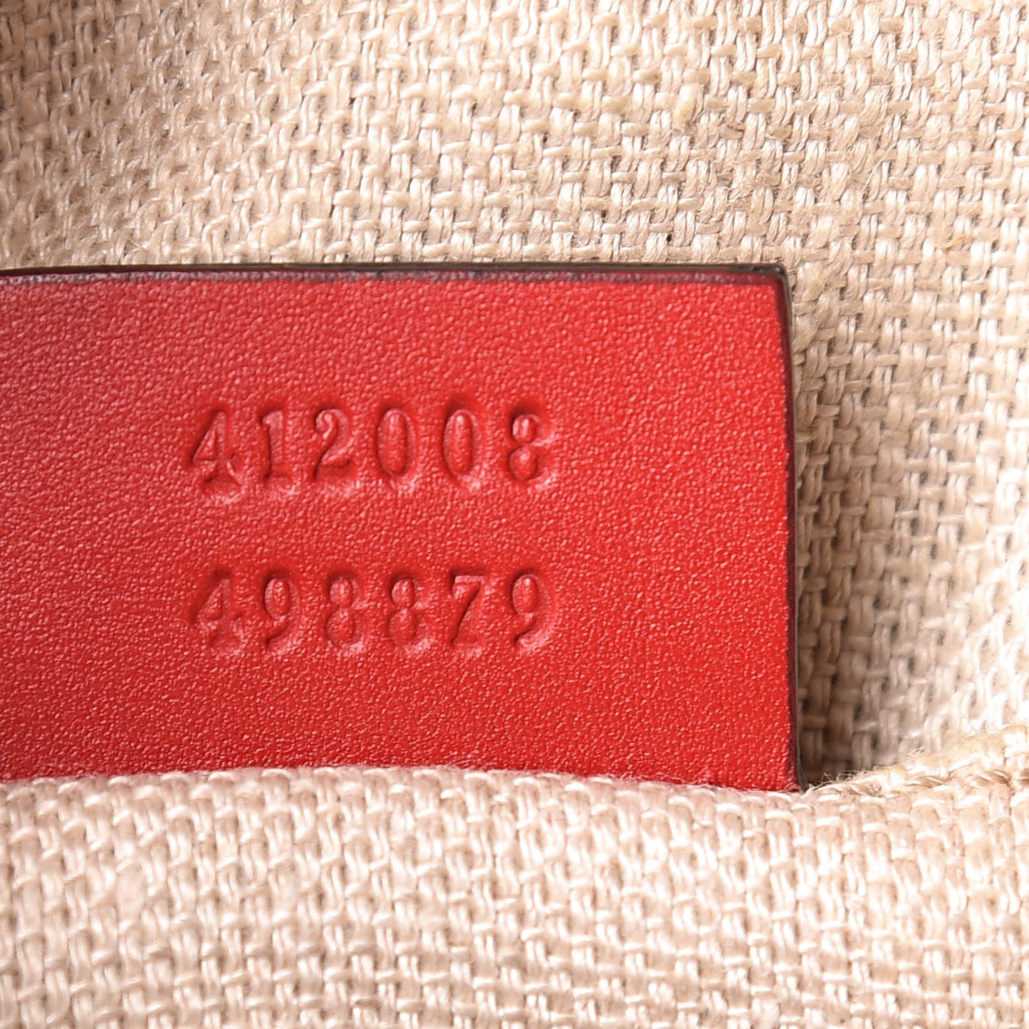 Calfskin Web Small Webby Bee Shoulder Bag Red