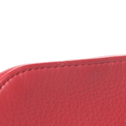 Balenciaga Calfskin Logo XS Everyday Camera Bag Rouge Lantern Black 12 of 14