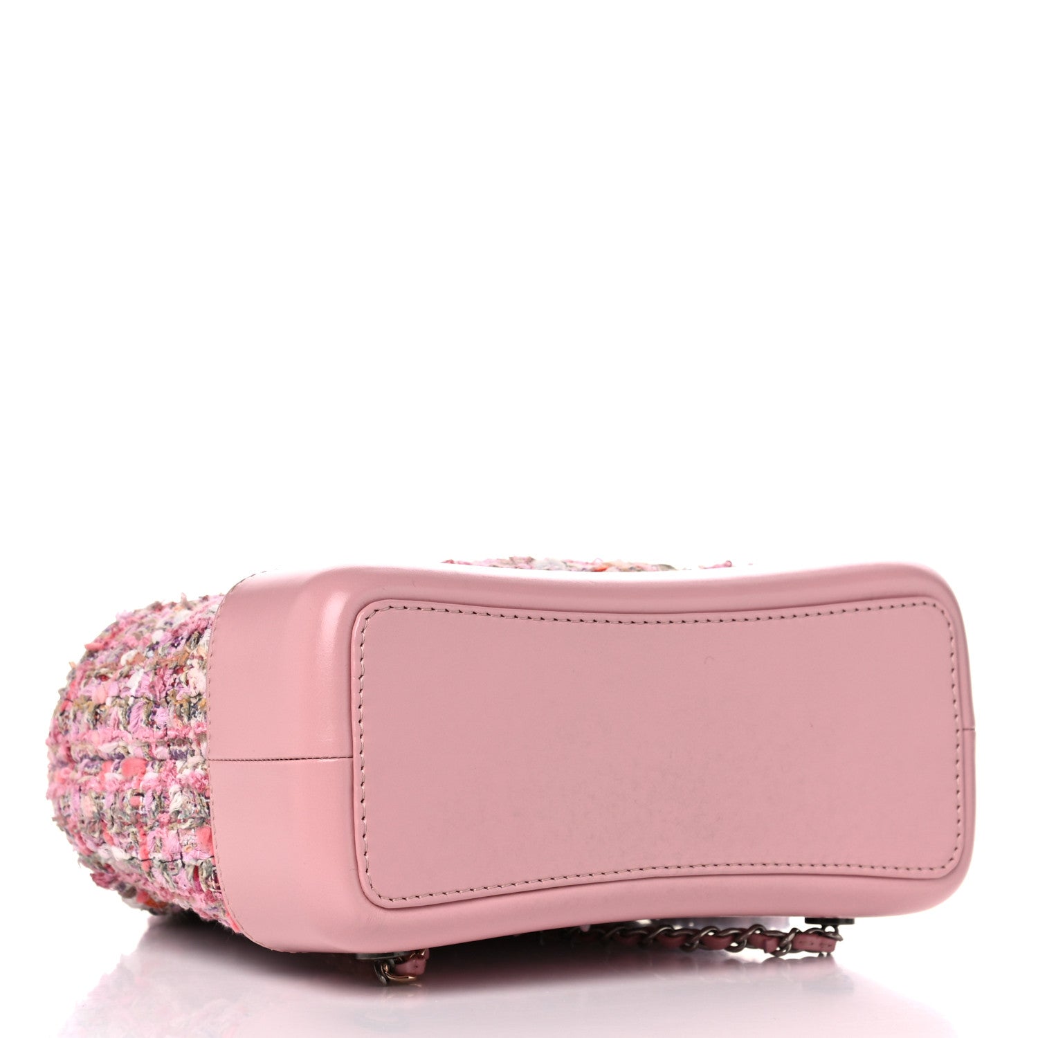 Chanel Tweed Calfskin Quilted Gabrielle Backpack Pink 4 of 14