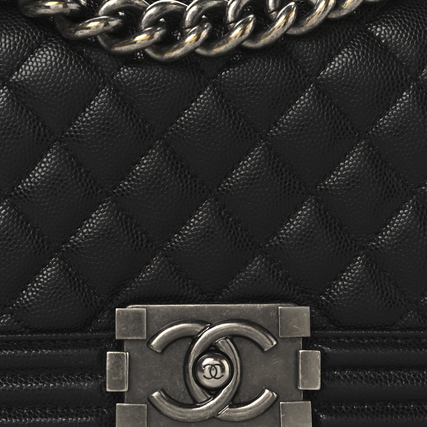 Chanel Caviar Quilted Small Boy Flap Black 8 of 12
