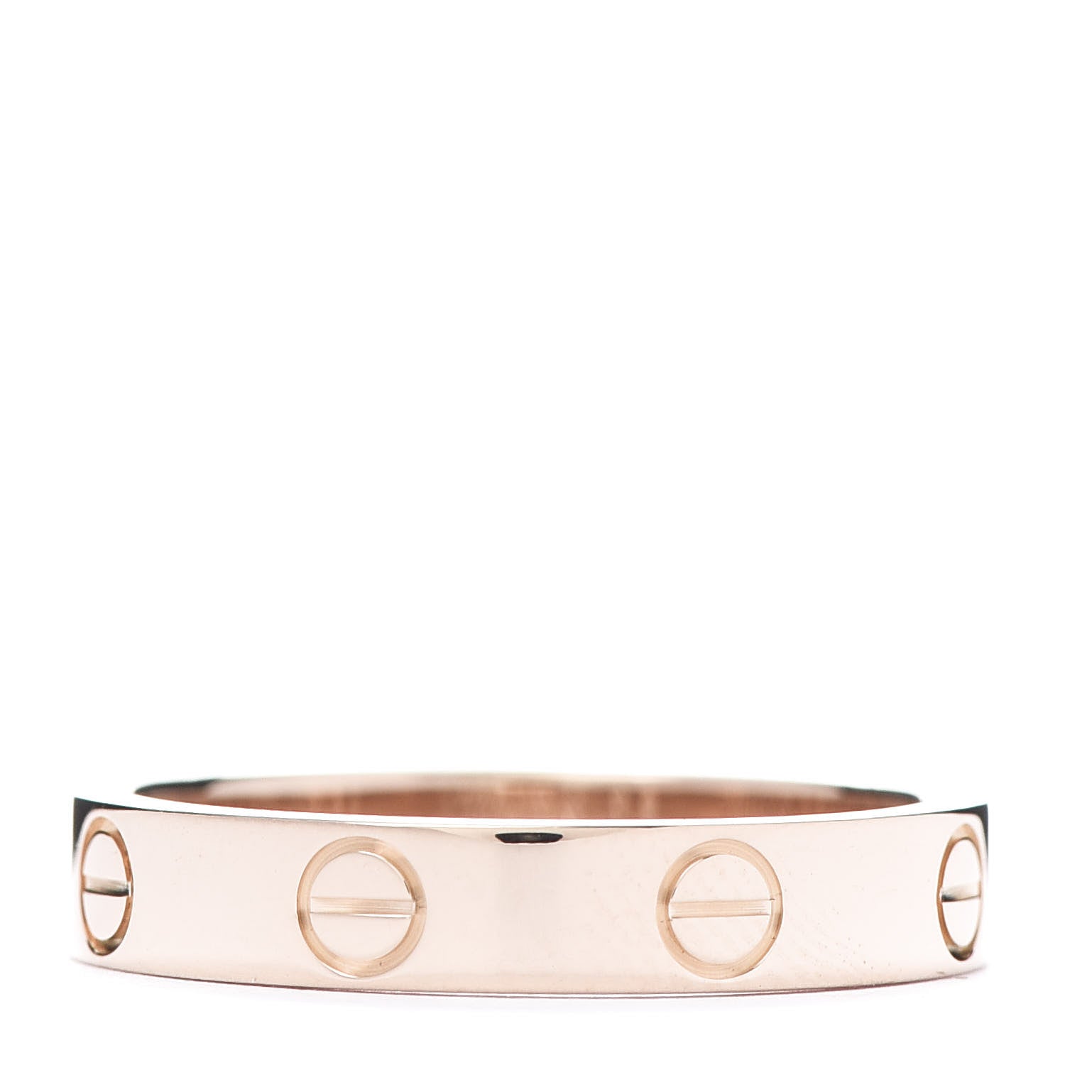 Cartier 18K Pink Gold 3.5mm LOVE Wedding Band Ring 53 6.25 3 of 6
