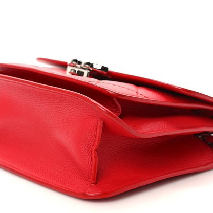 Chanel Grained Calfskin Quilted Small CC Box Flap Red 9 of 9