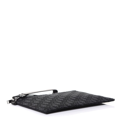 Christian Dior Oblique Jacquard Pouch Black 4 of 7