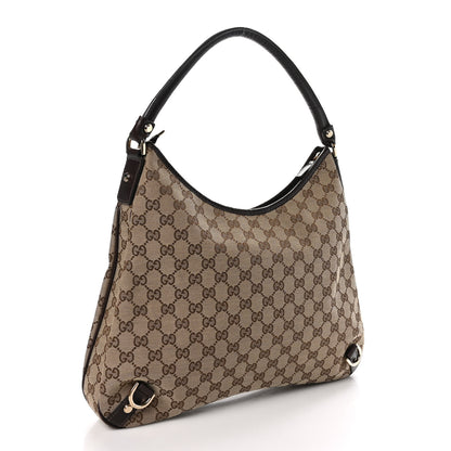 Gucci Monogram Large Abbey D Ring Hobo Dark Brown 3 of 10