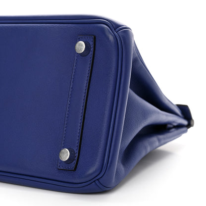 Hermes Swift Birkin 25 Bleu Electrique 10 of 10