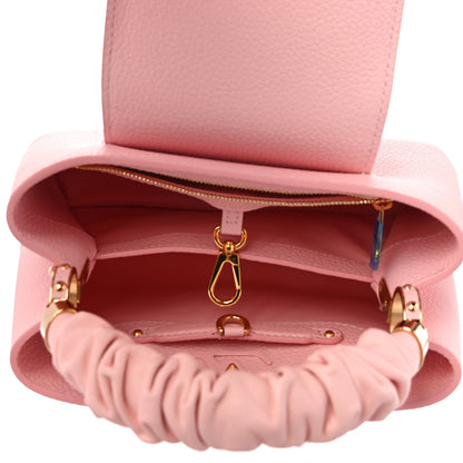 Louis Vuitton Taurillon Scrunchie Capucines BB Bubble Gum Pink 7 of 9