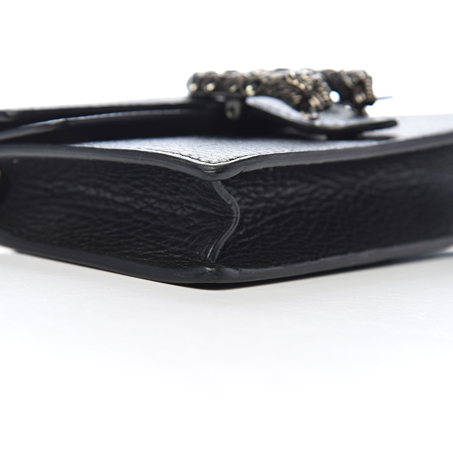 Gucci Calfskin Super Mini Dionysus Shoulder Bag Black 9 of 11
