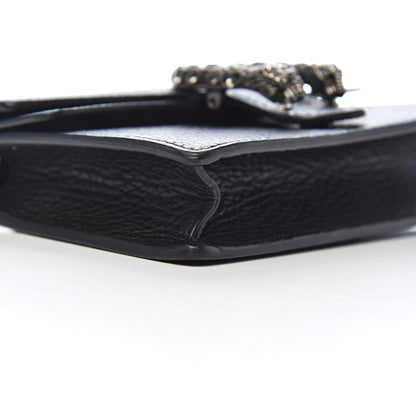 Gucci Calfskin Super Mini Dionysus Shoulder Bag Black 9 of 11