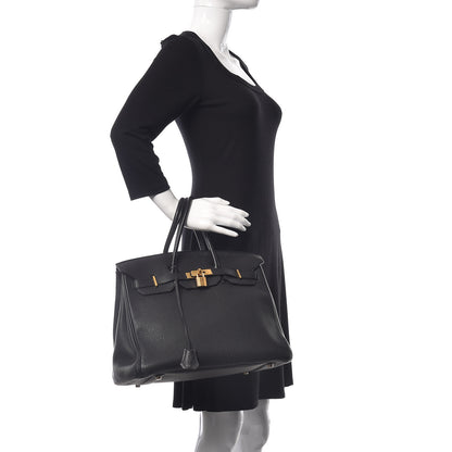 Hermes Togo Birkin 35 Black 2 of 9