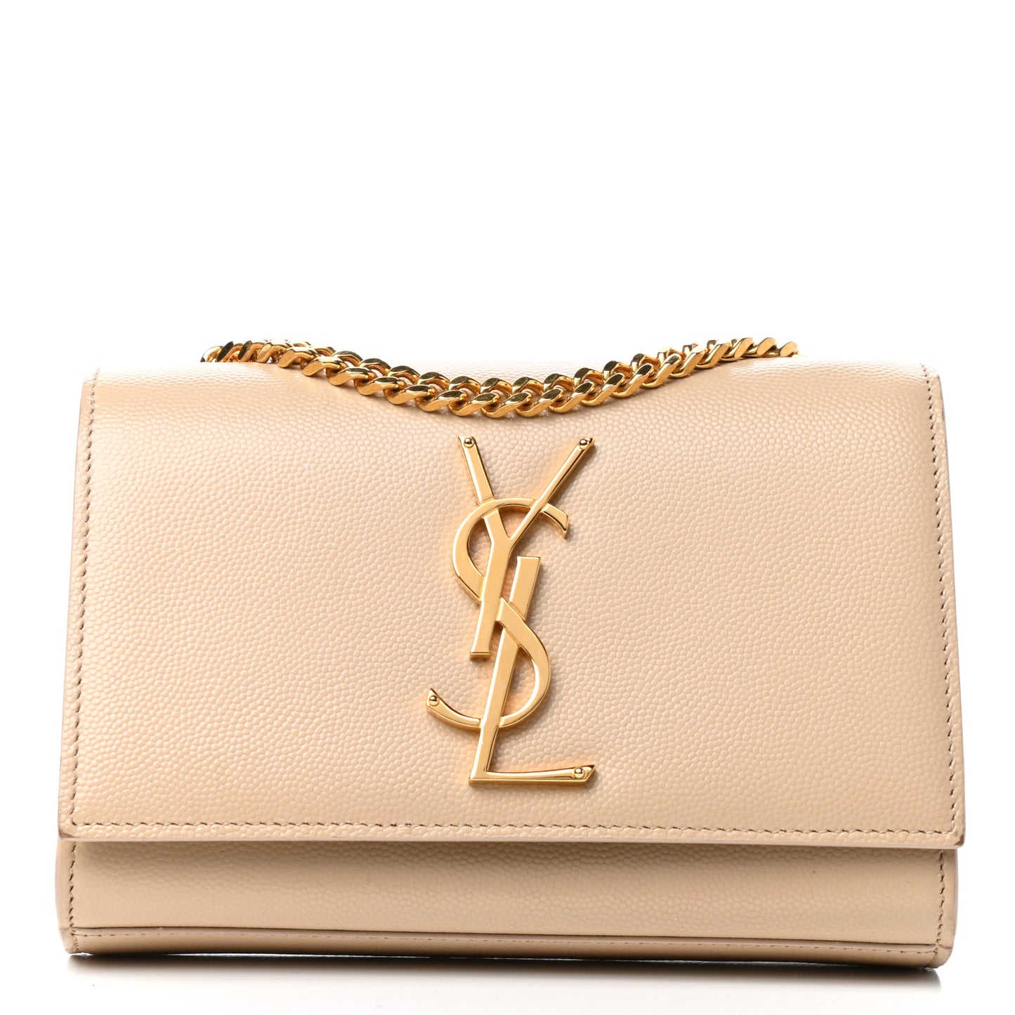 Grain De Poudre Small Monogram Kate Satchel Nude Powder