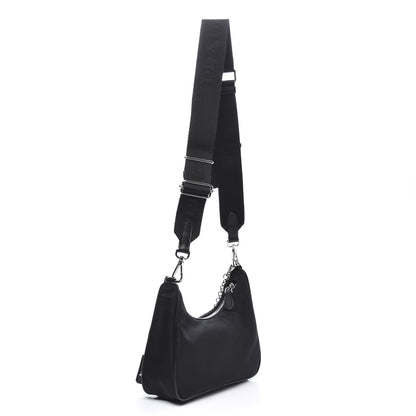 Prada Nylon Re-Edition 2005 Shoulder Bag Black 2 of 9