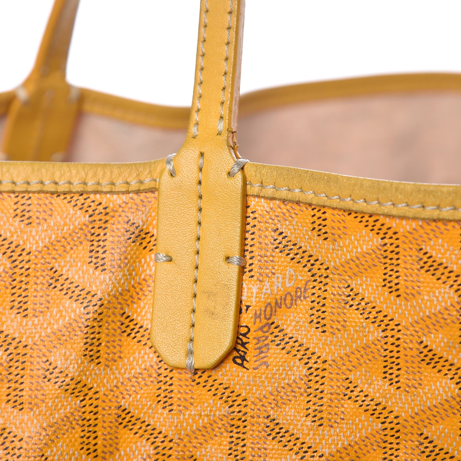 Goyard Goyardine Saint Louis GM Yellow 15 of 22