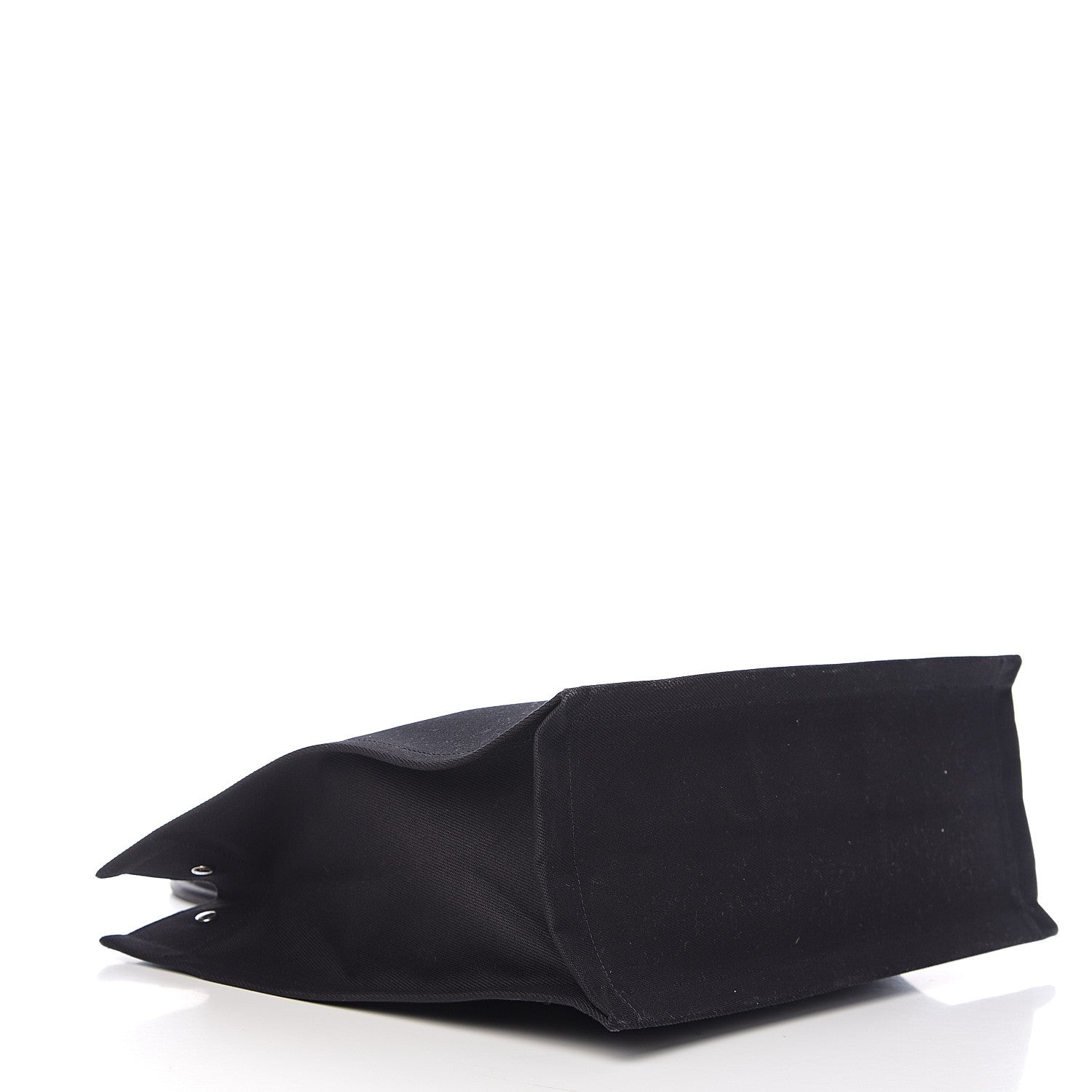Saint Laurent Linen Calfskin Rive Gauche Tote Black 3 of 8