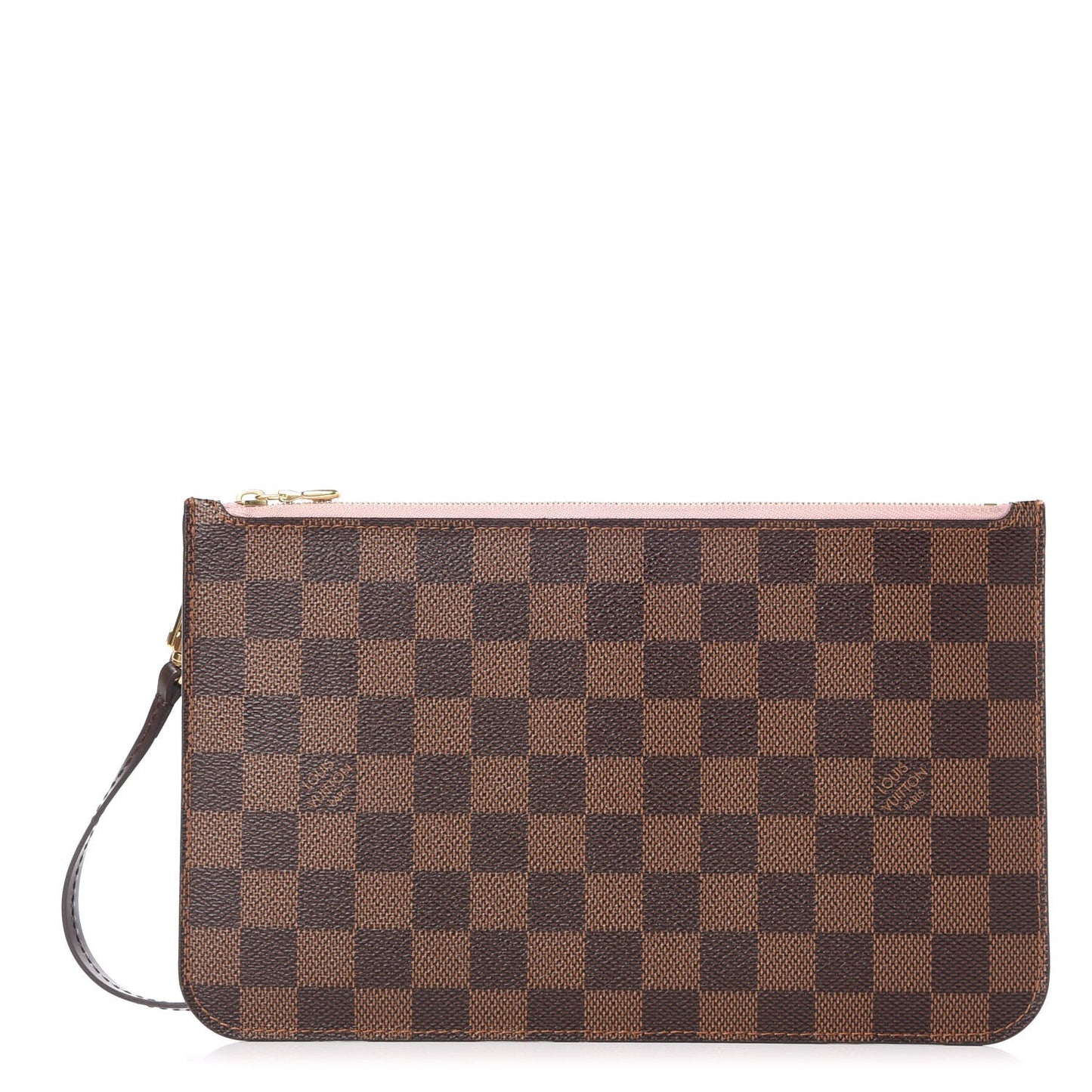 Damier Ebene Neverfull MM GM Pochette Rose Ballerine