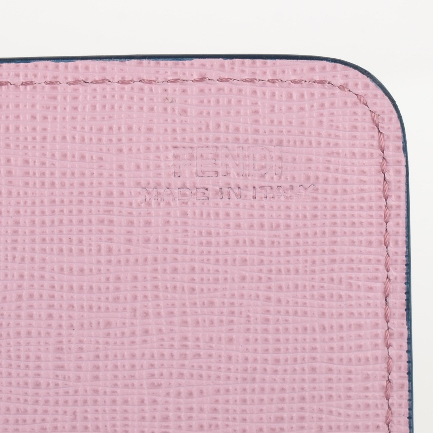 Fendi Vitello Elite Crystal Eye Monster Continental Wallet Cobalt Lavender Pink 7 of 9