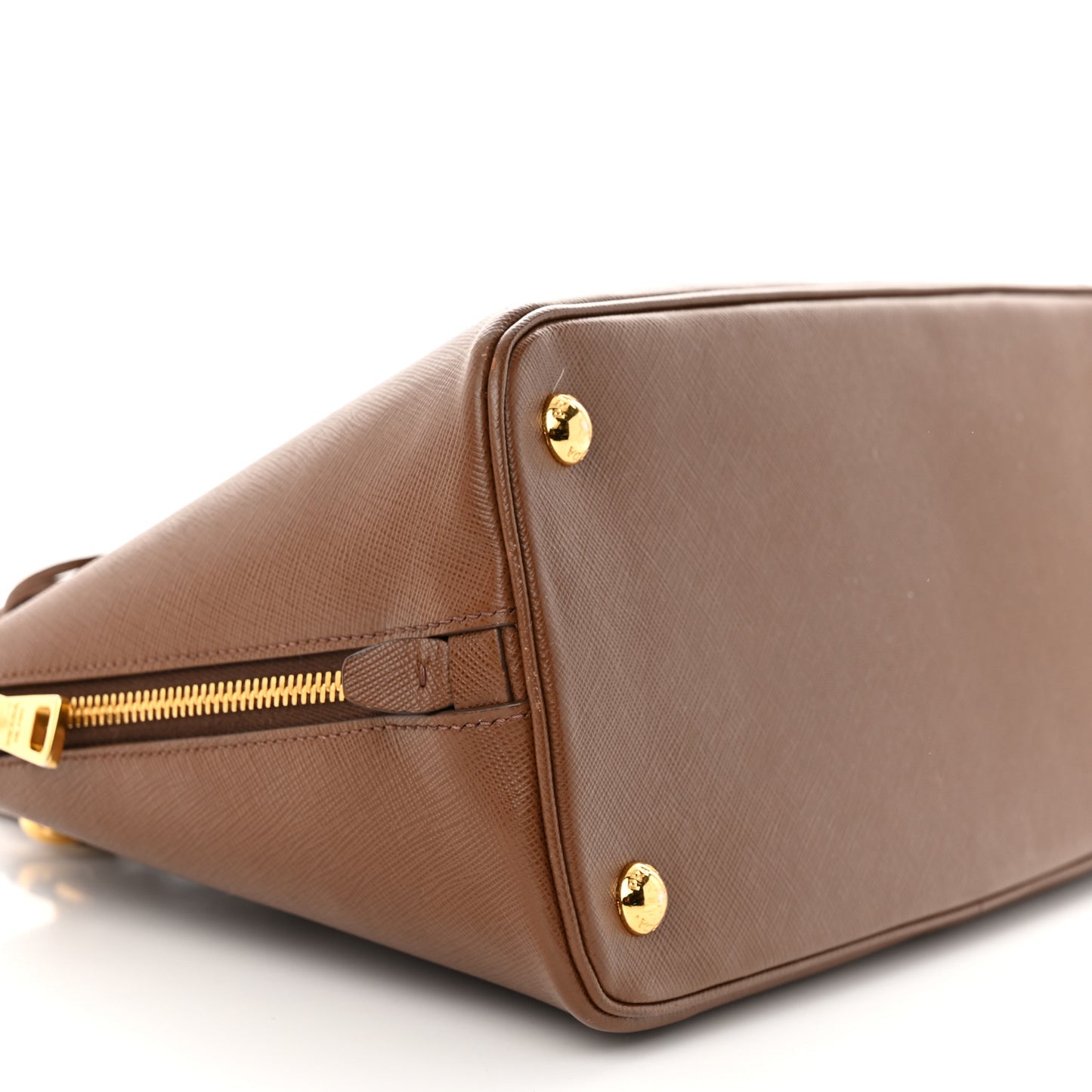 Saffiano Lux Medium Promenade Tote Cacao