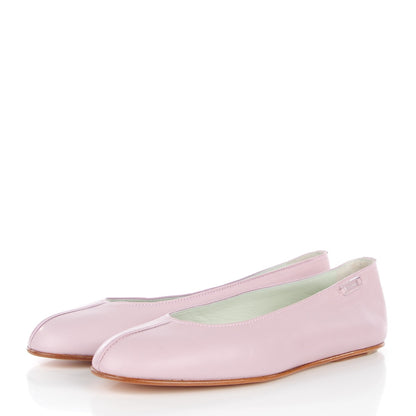 Chanel Lambskin Ballerina Flats 38 Pink 3 of 9