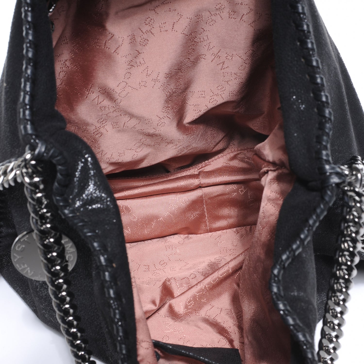 Stella McCartney Faux Leather Falabella Black 6 of 8