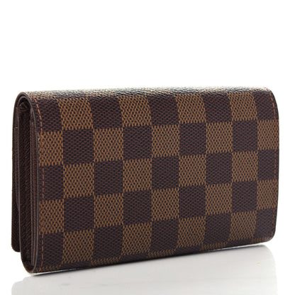Louis Vuitton Damier Ebene Porte-Monnaie Billets Tresor Wallet 3 of 7