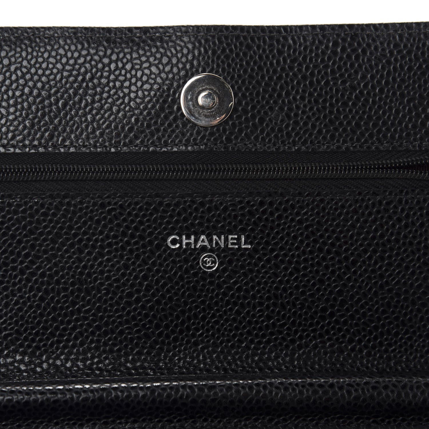 Chanel Caviar Quilted Wallet On Chain WOC Black 8 of 12