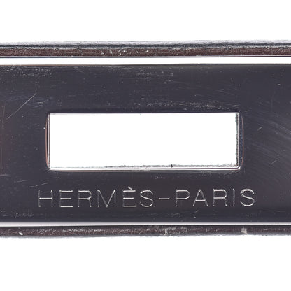 Hermes Togo Bi Color Horseshoe Birkin 35 Rouge Garance Chocolate 29 of 33