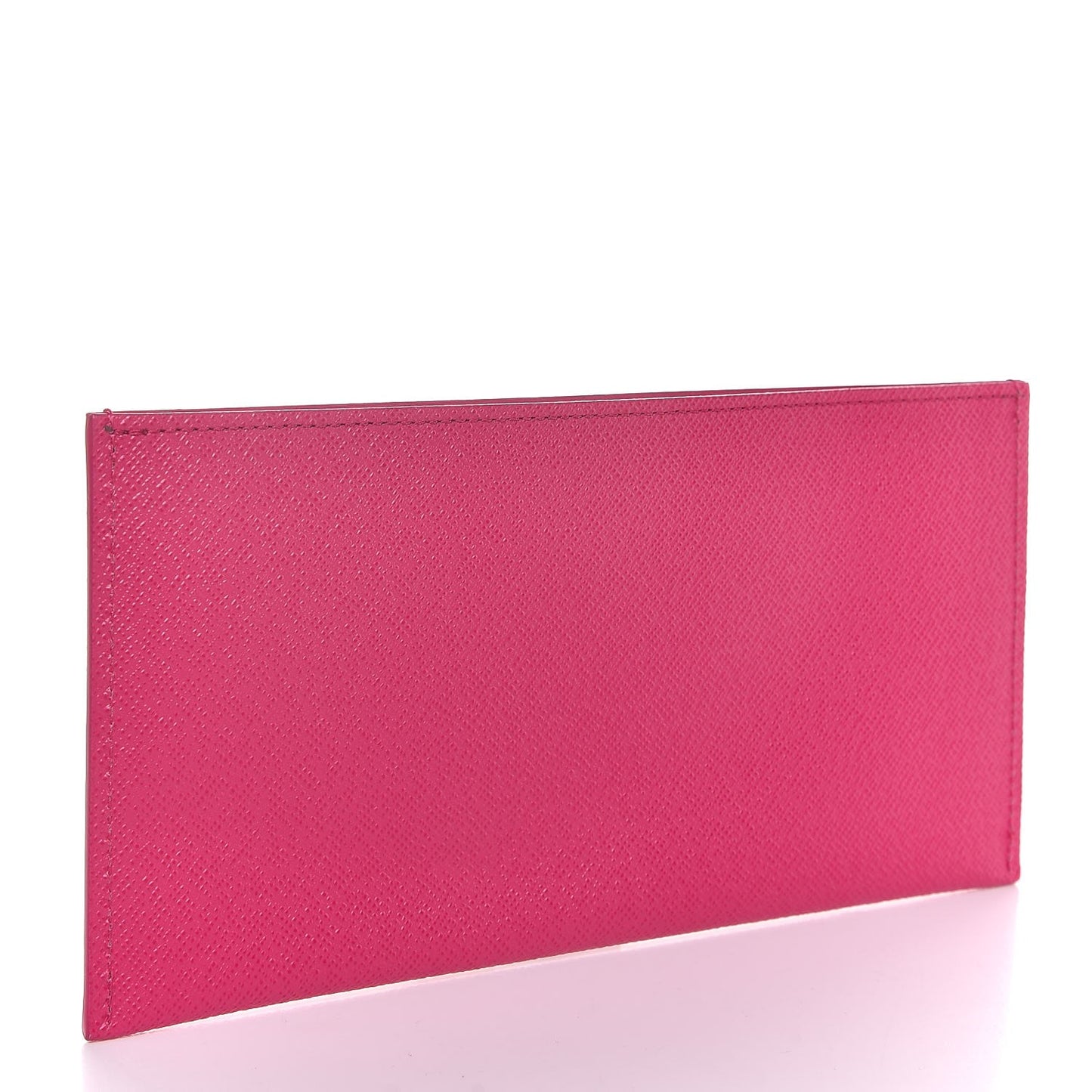 Calfskin Felicie Card Holder Insert Hot Pink