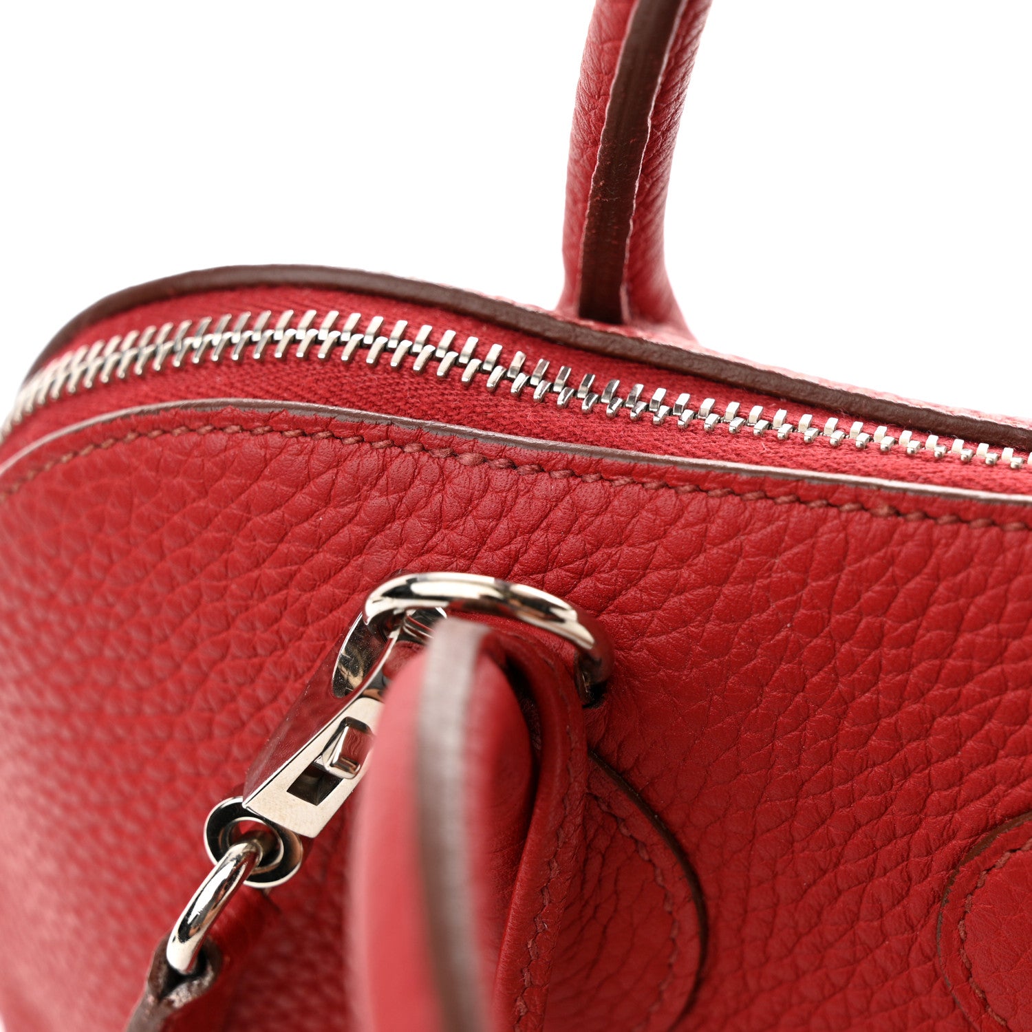 Hermes Taurillon Clemence Bolide 31 Rouge Garance 14 of 16