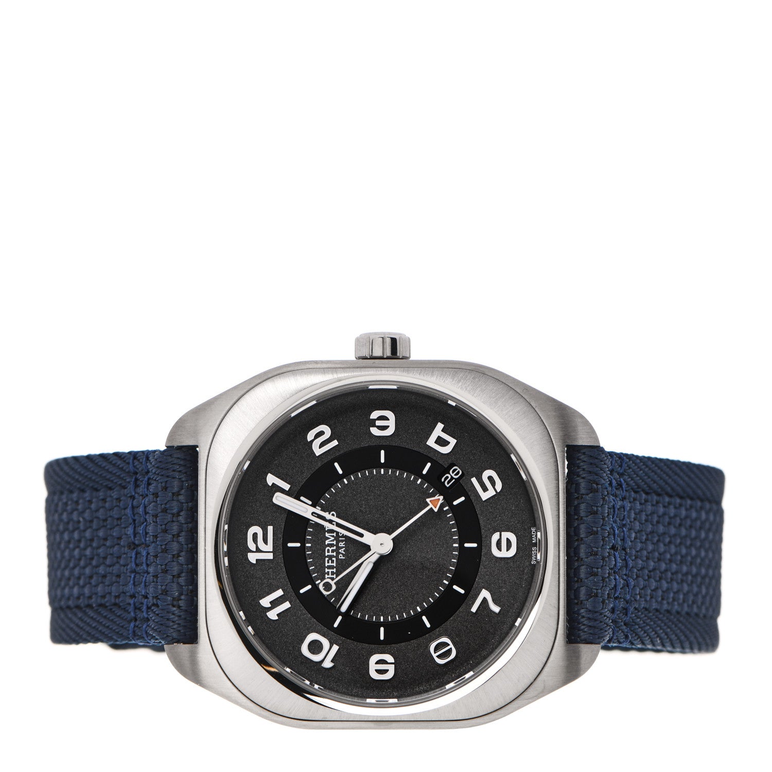 Hermes Titanium Nylon 39mm H08 Automatic Watch Bleu Abysse 2 of 5