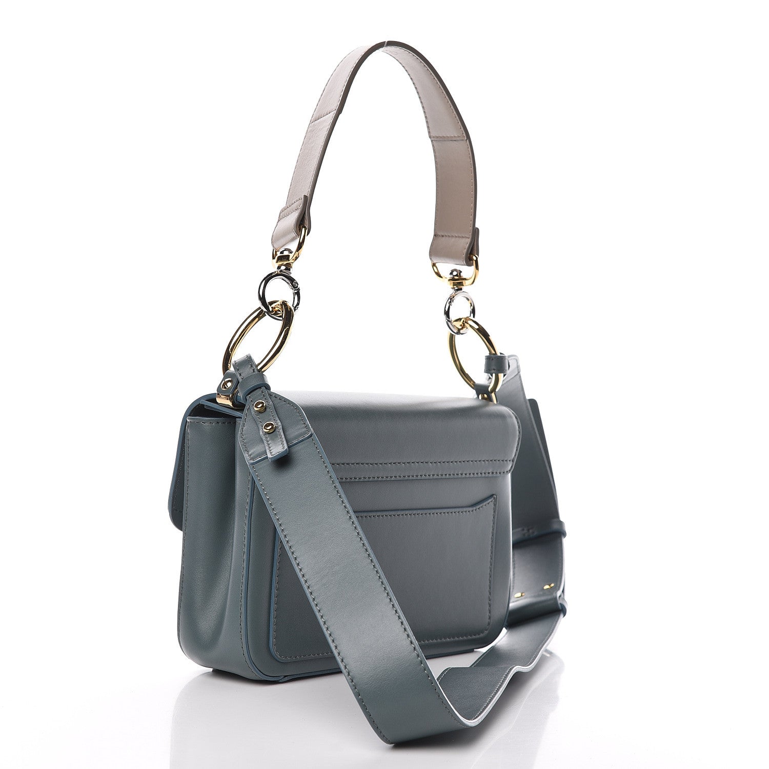 Chloe Calfskin Small C Double Carry Cloudy Blue 4 of 10