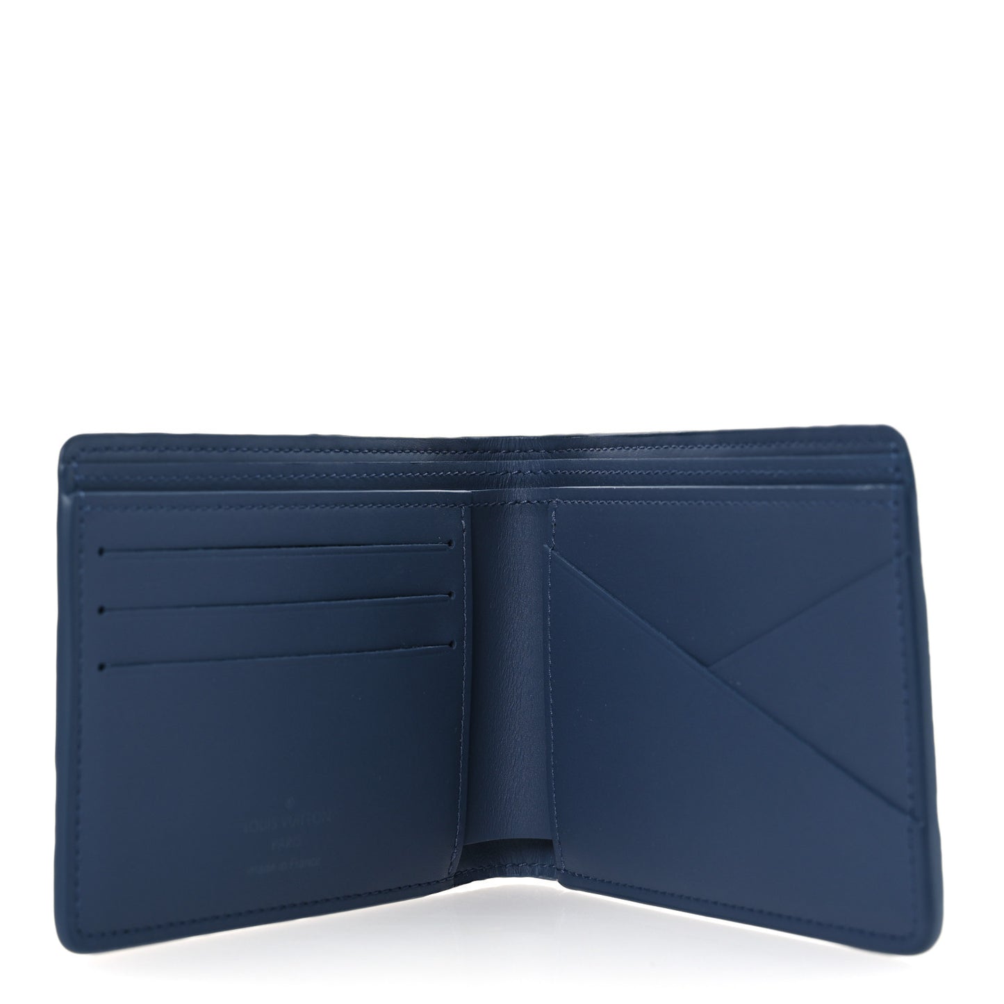 Monogram Shadow Multiple Wallet Navy River Blue