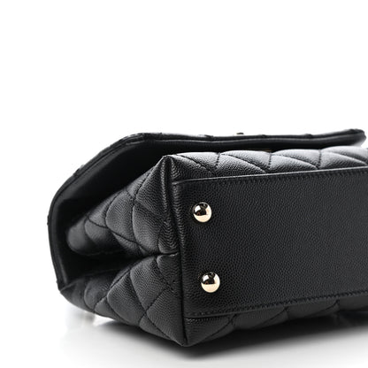 Chanel Caviar Quilted Extra Mini Coco Handle Flap Black 8 of 10