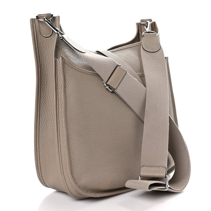 Hermes Taurillon Clemence Evelyne III PM Gris Tourterelle 3 of 9