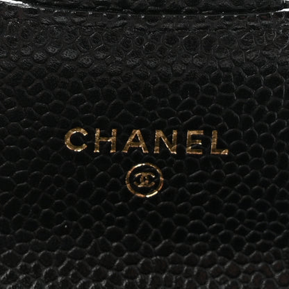 Chanel Caviar Quilted Flap Card Holder Black 6 of 9