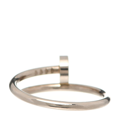 Cartier 18K White Gold Small Juste Un Clou Ring 54 7 3 of 6