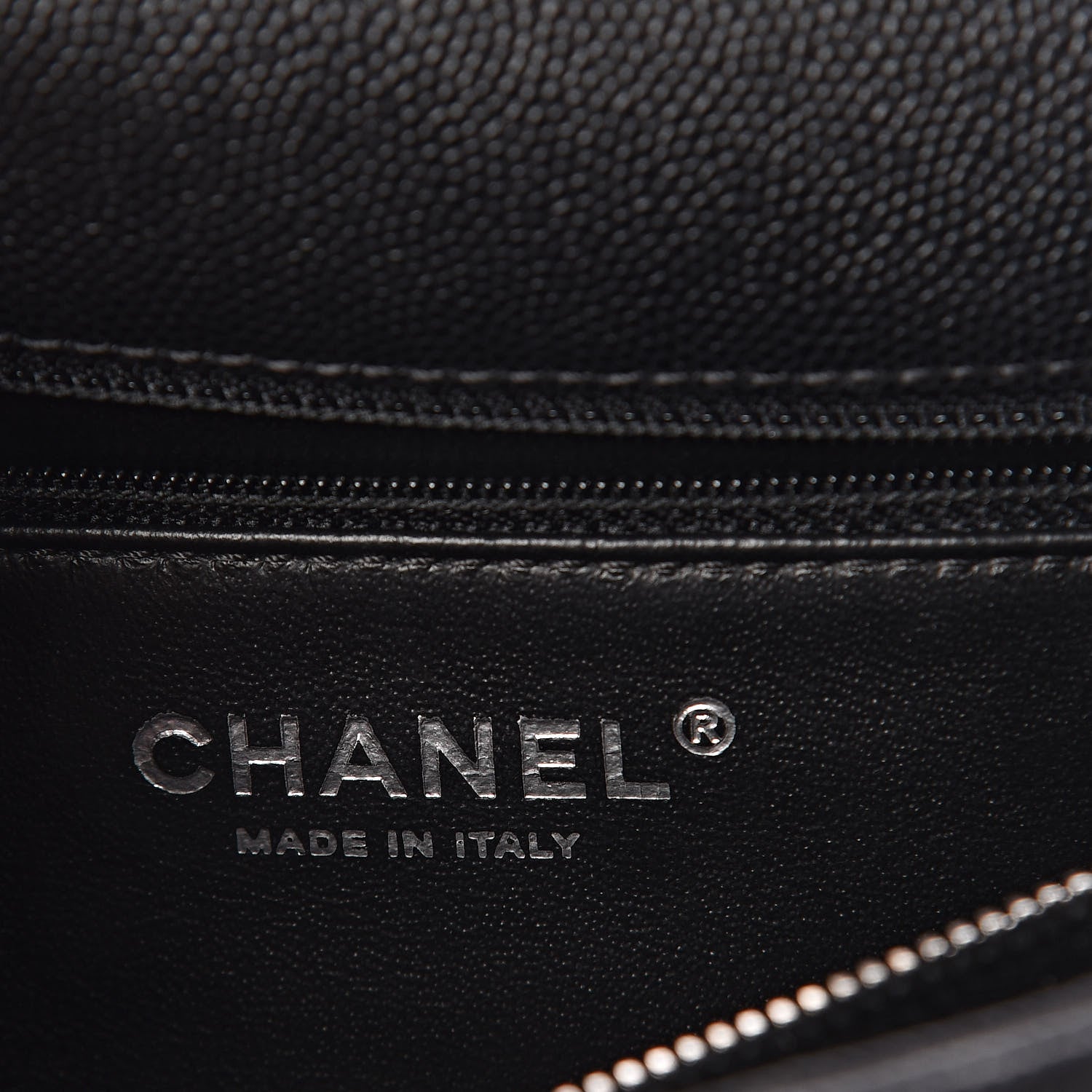 Chanel Caviar Lizard Quilted Small Coco Handle Flap Black 6 of 10