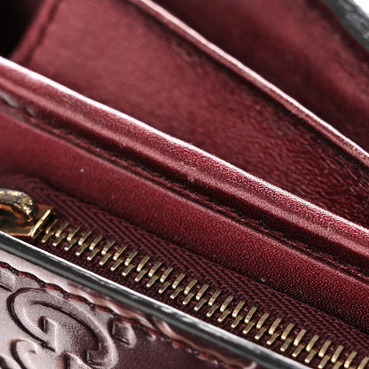Gucci Shine Guccissima Lovely Heart Continental Wallet Scarlatto 13 of 17