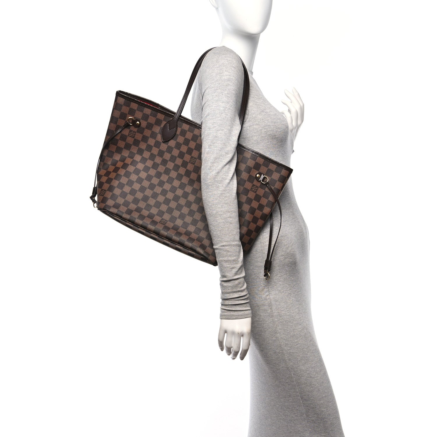 Louis Vuitton Damier Ebene Neverfull MM 3 of 10