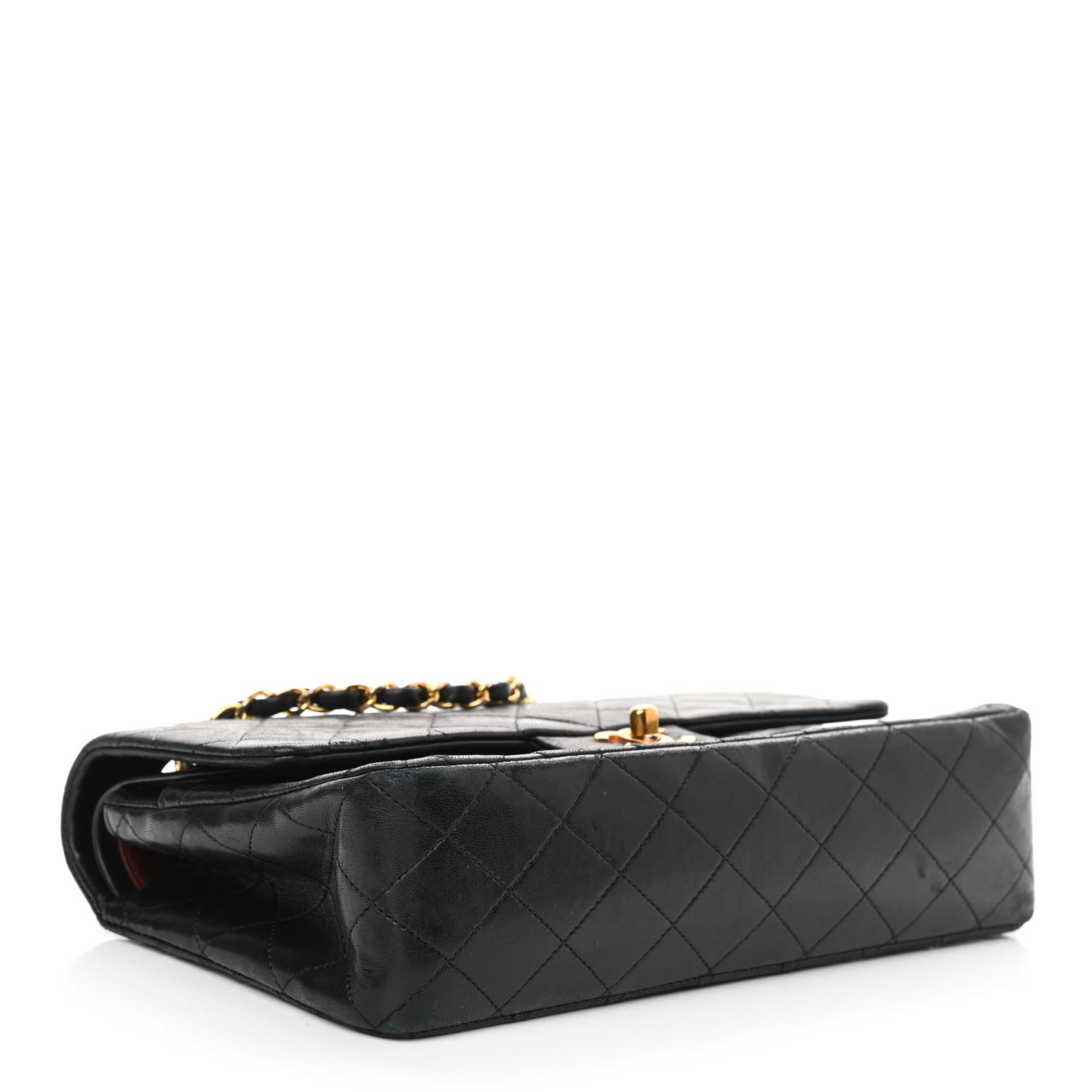 Chanel Lambskin Quilted Small Double Flap Black 4 of 13