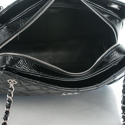Chanel Patent Quilted Tote Black 5 of 7