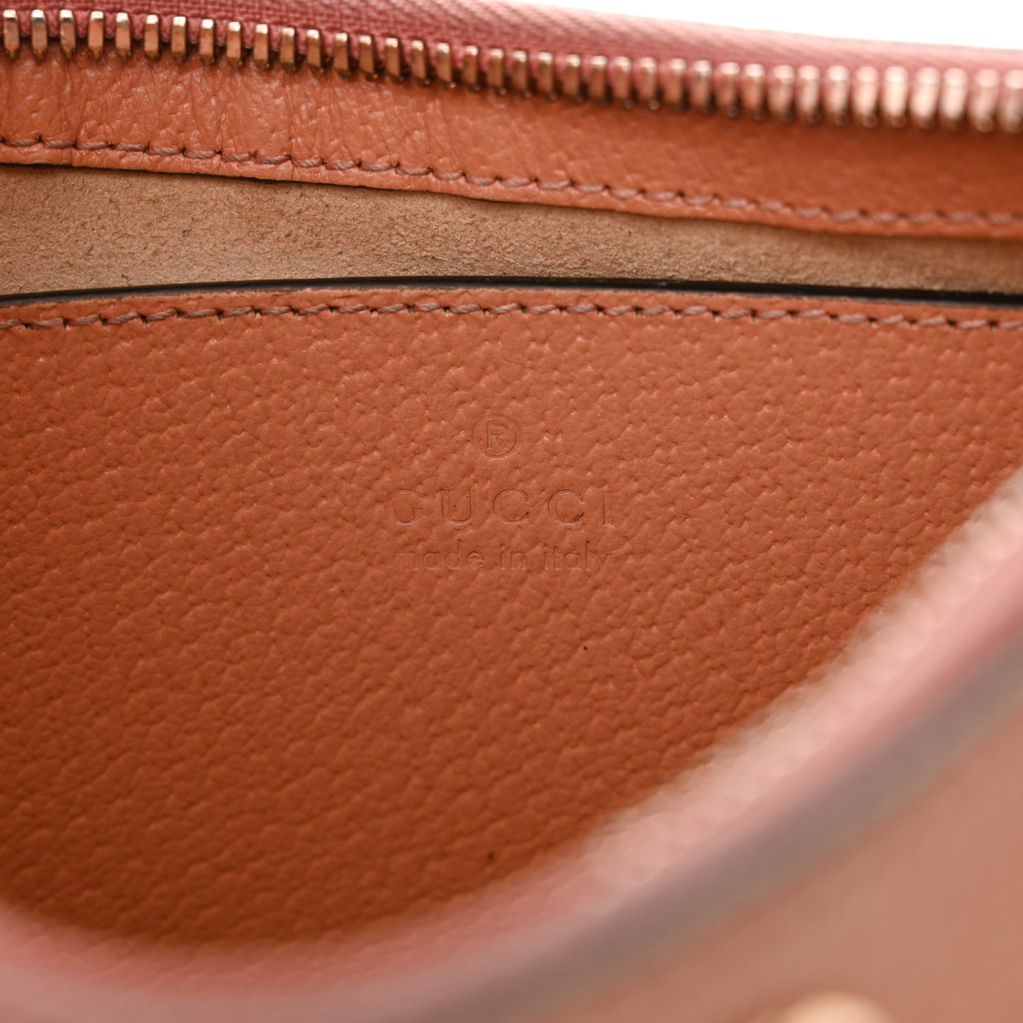 Monogram Textured Dollar Calfskin Small Ophidia Hobo Cloche Rose Pink