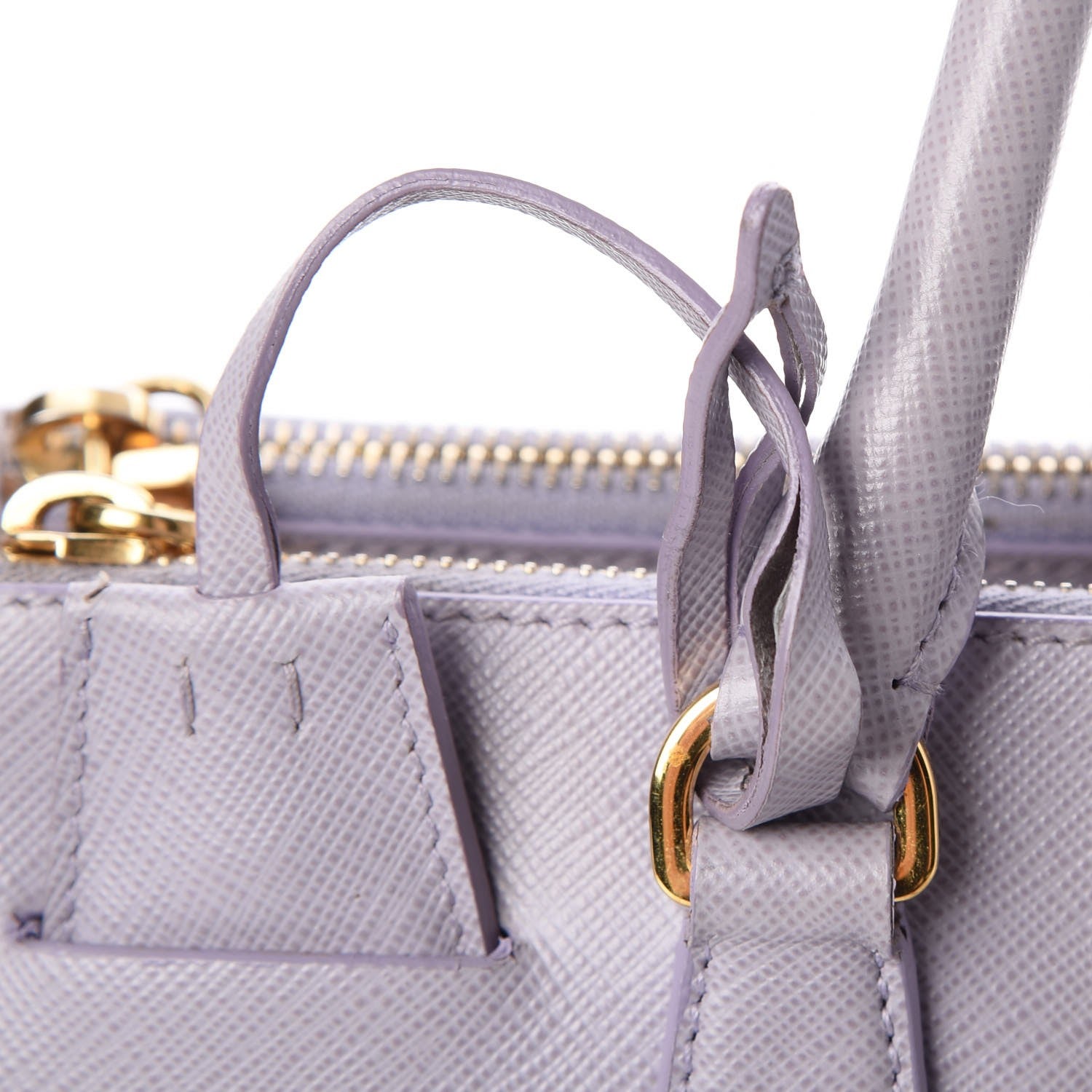 Prada Saffiano Small Galleria Double Zip Tote Glicine 11 of 15