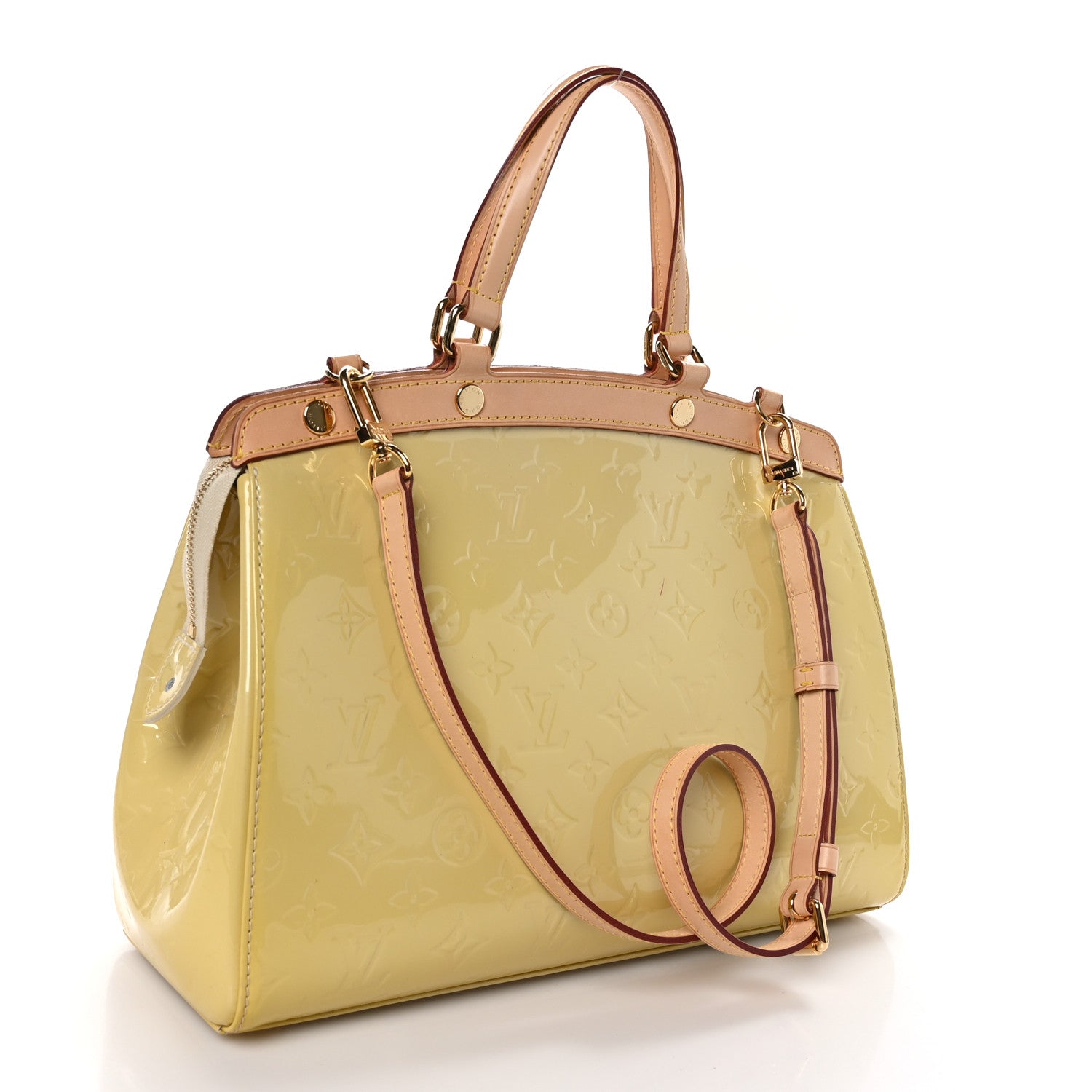 Louis Vuitton Vernis Brea MM Blanc Corail 3 of 11