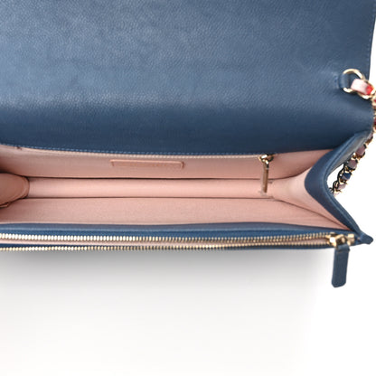 Chanel Grained Calfskin Quilted Cuba Flap Blue 5 of 10