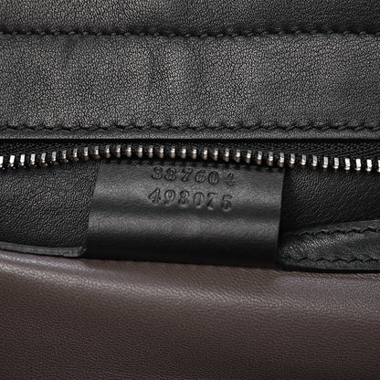 Gucci Moon Calfskin Medium Interlocking G Shoulder Bag Black 7 of 12