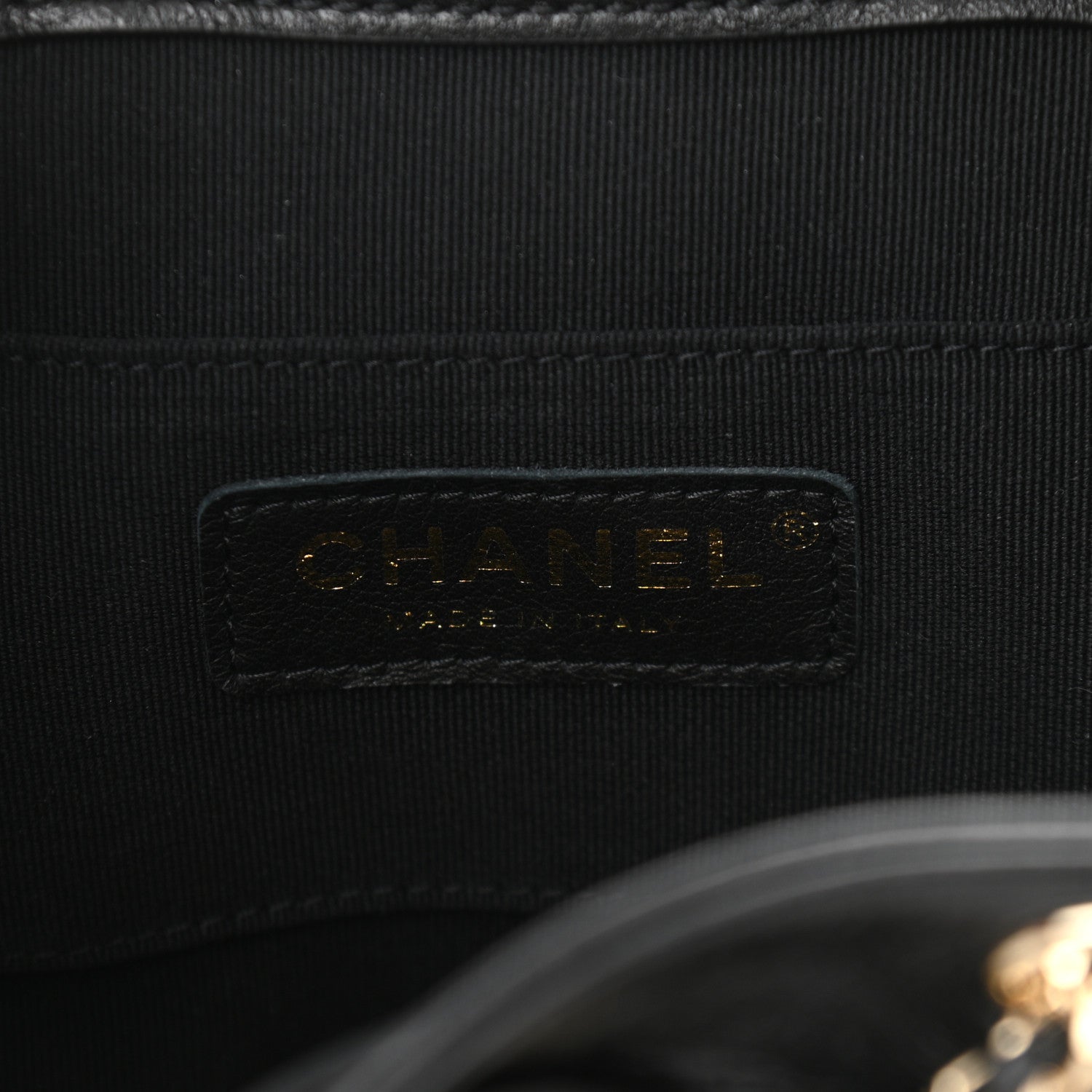 Chanel Glazed Aged Calfskin Quilted Small Duma Drawstring Backpack Black 6 of 12