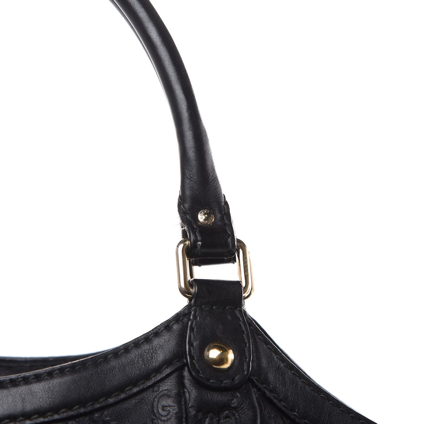 Guccissima Large Sukey Tote Black