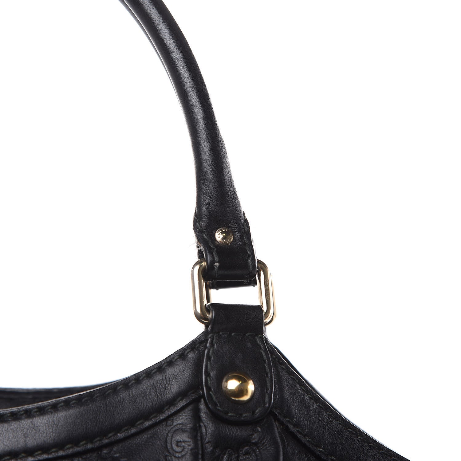 Gucci Guccissima Large Sukey Tote Black 11 of 20