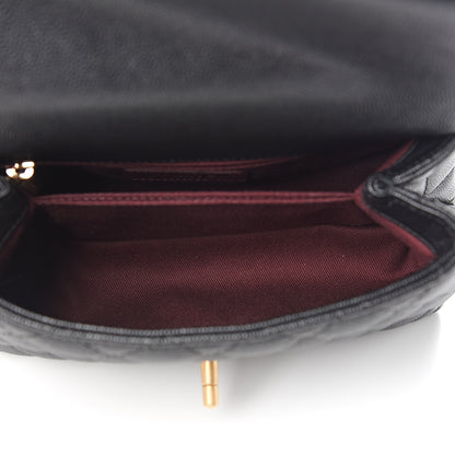 Chanel Caviar Quilted Mini Coco Handle Flap Black 4 of 9